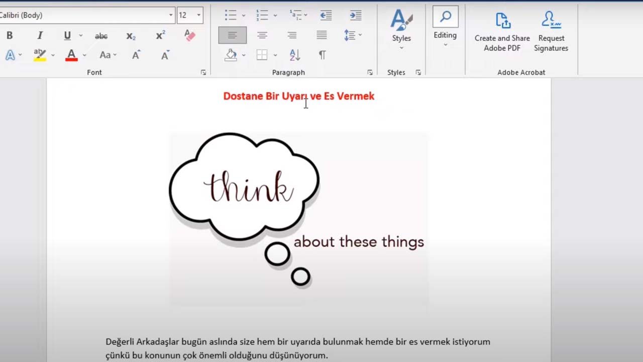 think